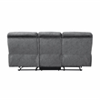 Lexicon Muirfield Microfiber 3pc Set-Sofa & Loveseat & Chair in Gray