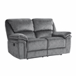 Lexicon Muirfield Microfiber 3pc Set-Sofa & Loveseat & Chair in Gray