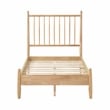 Lexicon Brickell Rubberwood Twin Platform Bed in Natural