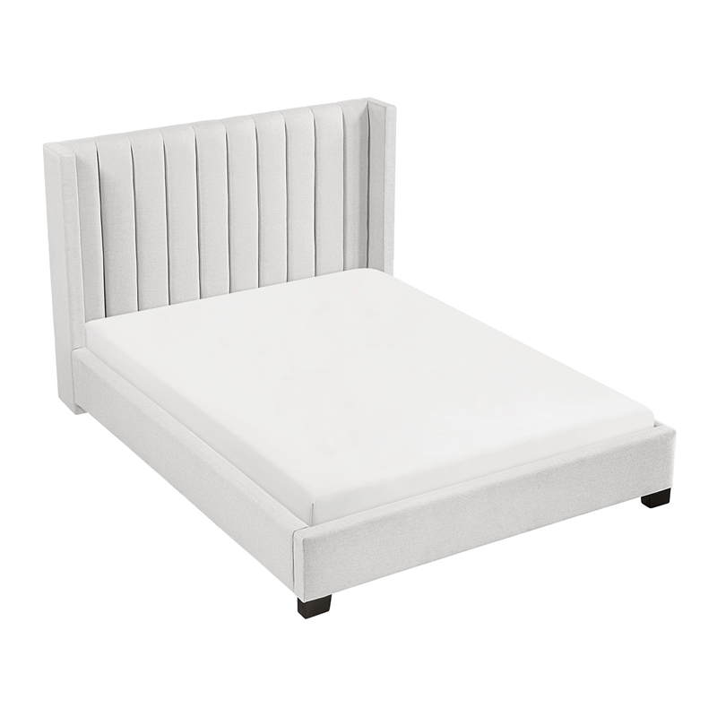Lexicon Emerson Textured Queen Bed in Beige