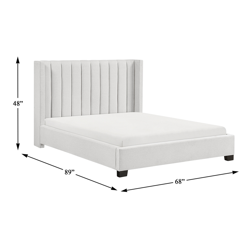 Lexicon Emerson Textured Queen Bed in Beige