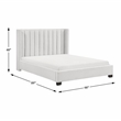 Lexicon Emerson Textured Queen Bed in Beige