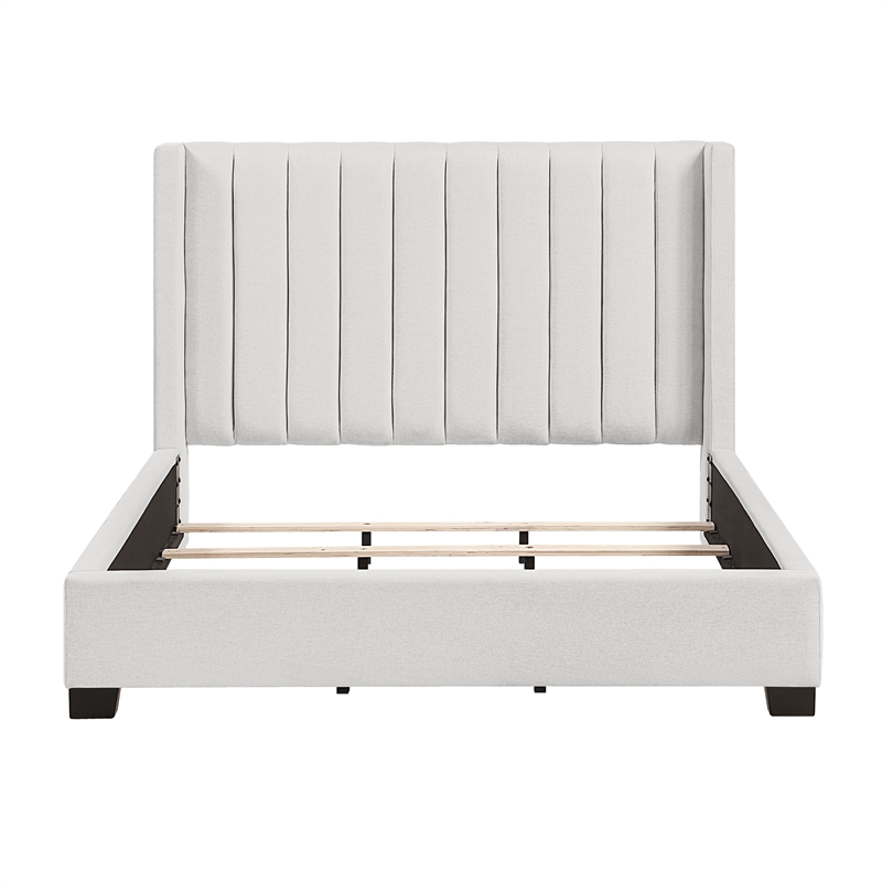 Lexicon Emerson Textured Queen Bed in Beige