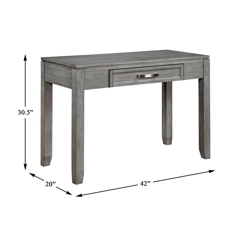 Lexicon Garretson Acacia Writing Desk in Gray