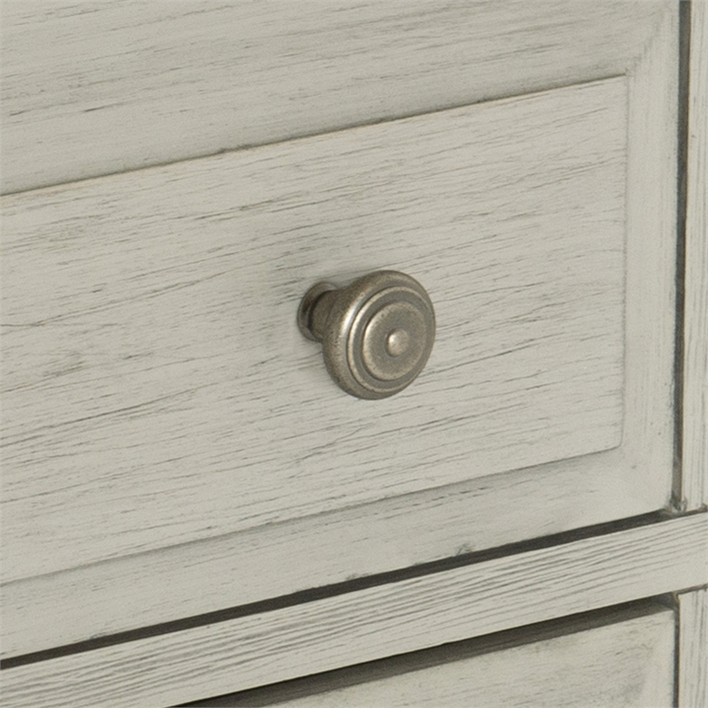 Lexicon Mossbrook Pine Nightstand in 2-Tone Finish-Dark Brown and Light Gray