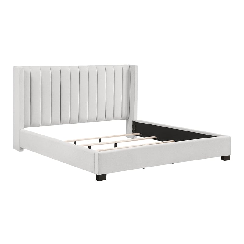 Lexicon Emerson Textured California King Bed in Beige