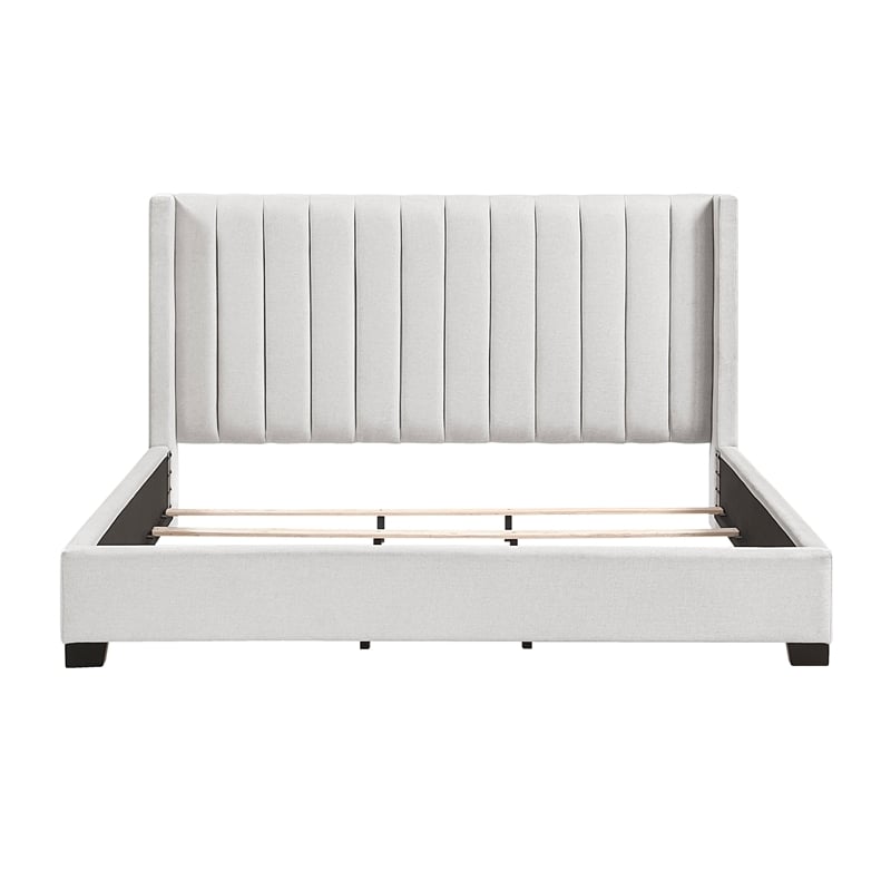 Lexicon Emerson Textured California King Bed in Beige