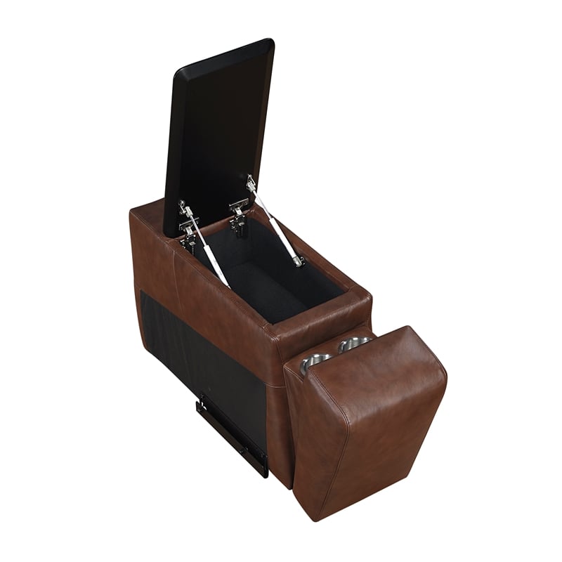 Lexicon Sutton Leather (2/3) Console in Brown