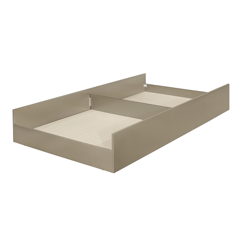 Lexicon Loudon Asian Hardwood Trundle/Toybox for T/F Bed in Champagne Metallic