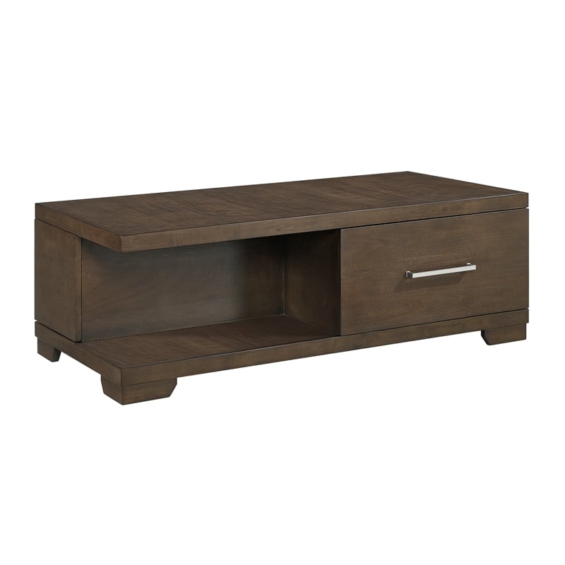 Lexicon Duncan Asian Hardwood Cocktail Table in Espresso