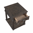 Lexicon Lakeside Rubberwood End Table in Brown