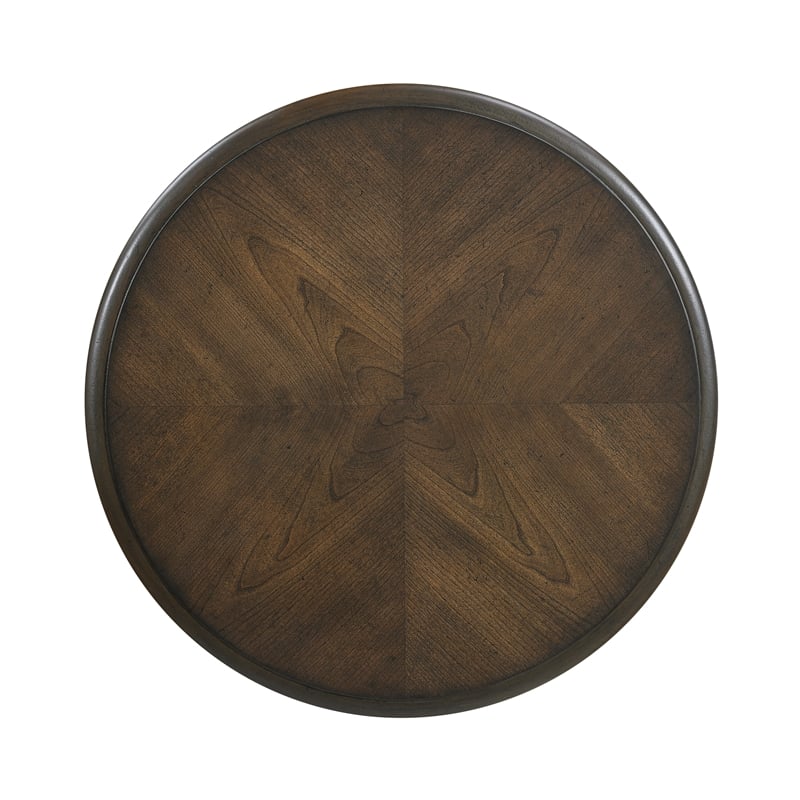 Lexicon Rochester Asian Hardwood End Table in Brown