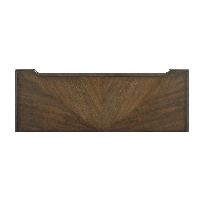 Lexicon Rochester Asian Hardwood Sofa Table in Brown
