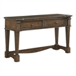 Lexicon Rochester Asian Hardwood Sofa Table in Brown