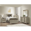 Lexicon Loudon Asian Hardwood Nightstand in Champagne Metallic