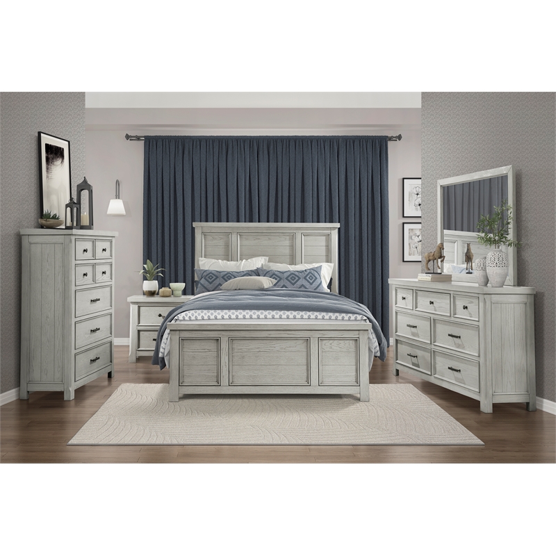 Lexicon Providence Acacia Queen Bed in Antique White