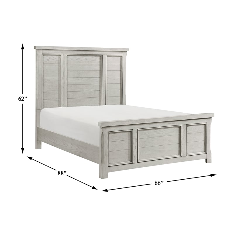 Lexicon Providence Acacia Queen Bed in Antique White