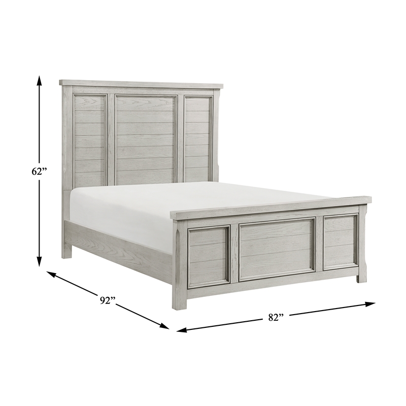 Lexicon Providence Acacia California King Bed in Antique White