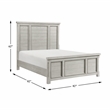 Lexicon Providence Acacia California King Bed in Antique White
