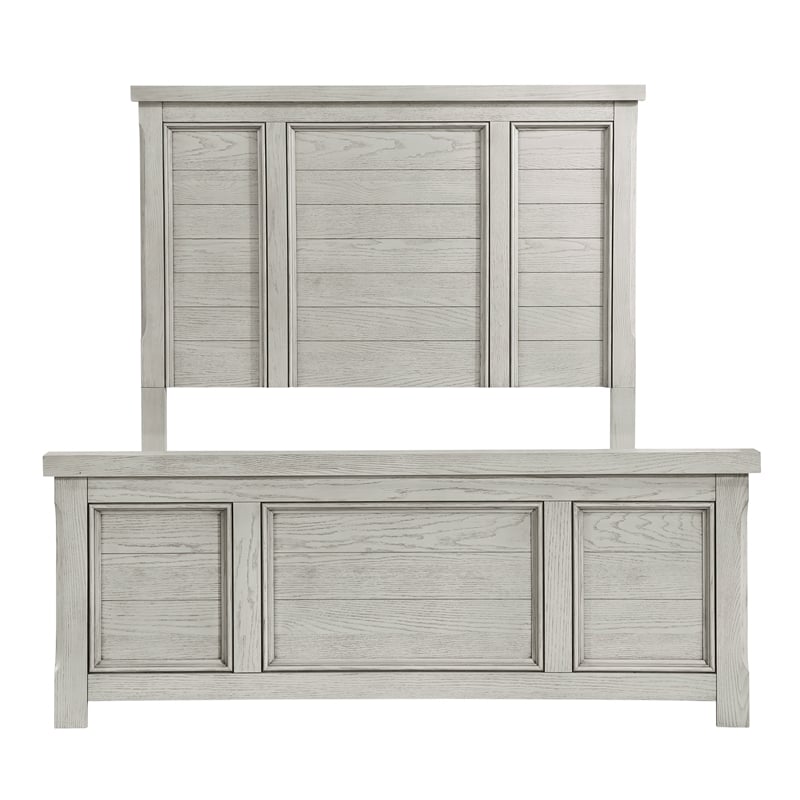 Lexicon Providence Acacia Eastern King Bed in Antique White