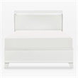 Lexicon Kerren Poplar Full Bed & LED Lighting in White High Gloss