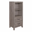 Lexicon Woodrow Asian Hardwood 3pc Set Twin Wall Bed (TB+2 PNS) in Brownish Gray