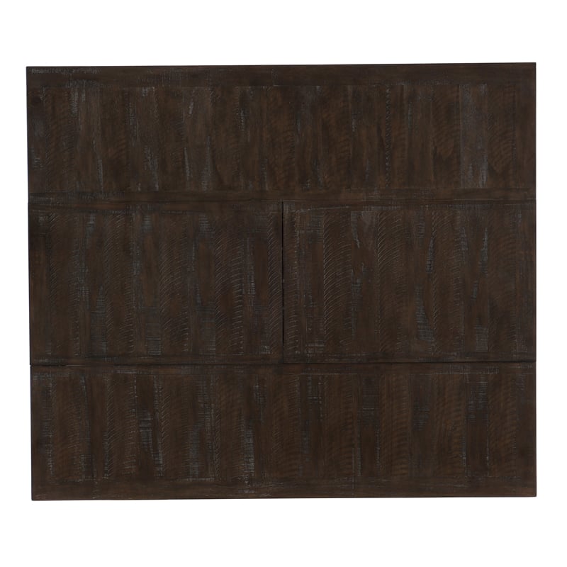 Lexicon Oxton Asian Hardwood 5pcs Cntr H. Dining Set in Distressed Dark Cherry