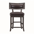 Lexicon Oxton Asian Hardwood 5pcs Cntr H. Dining Set in Distressed Dark Cherry