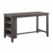 Lexicon Timbre Asian Hardwood 5pcs Cntr Height Dining Set in Wire-Brushed Gray