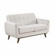 Lexicon Martina Textured 2pc Set-Sofa & Loveseat in Beige