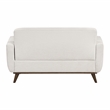 Lexicon Martina Textured 3pc Set-Sofa & Loveseat & Chair in Beige