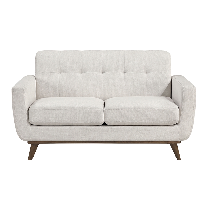 Lexicon Martina Textured 3pc Set-Sofa & Loveseat & Chair in Beige