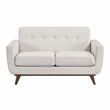 Lexicon Martina Textured 3pc Set-Sofa & Loveseat & Chair in Beige
