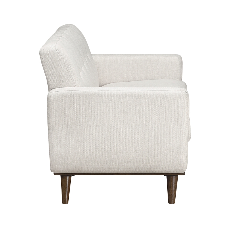 Lexicon Martina Textured 3pc Set-Sofa & Loveseat & Chair in Beige