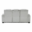 Lexicon Ronan Microfiber 2pc Set-Sofa & Loveseat in Light Gray