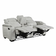 Lexicon Ronan Microfiber 2pc Set-Sofa & Loveseat in Light Gray