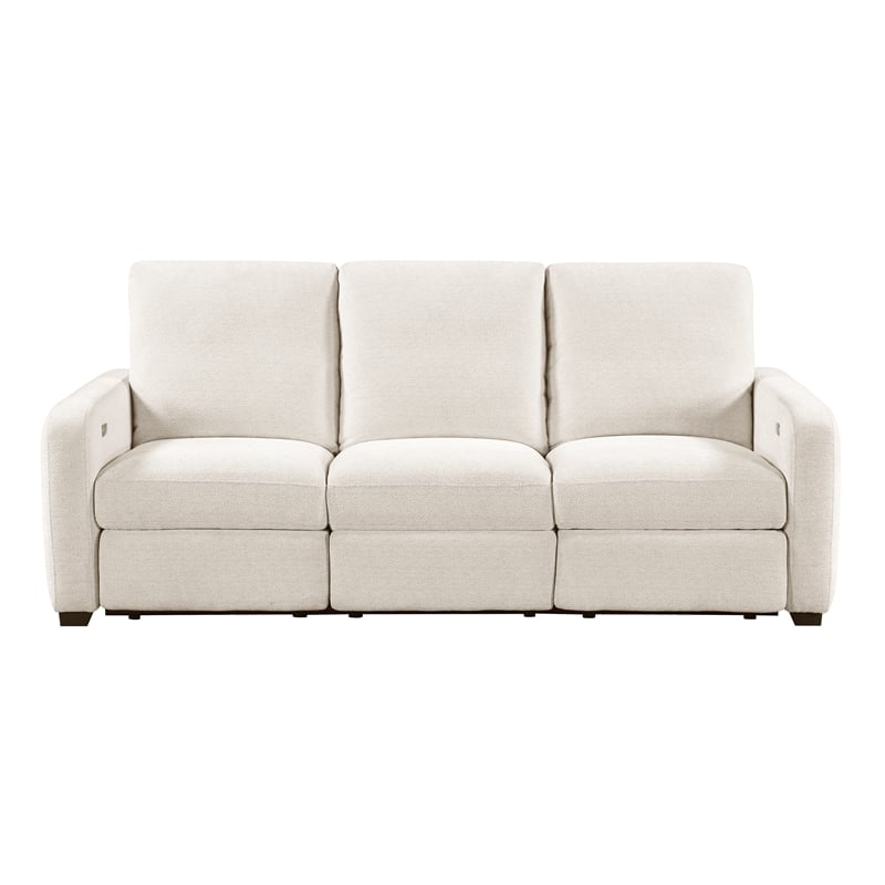 Lexicon Vera Chenille 3pc Set-Sofa & Loveseat & Chair in Beige