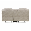 Lexicon Gainesville Microfiber 2pc Set-Sofa & Loveseat in Pewter