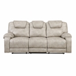 Lexicon Gainesville Microfiber 2pc Set-Sofa & Loveseat in Pewter