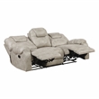 Lexicon Gainesville Microfiber 3pc Set-Sofa & Loveseat & Chair in Pewter