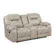 Lexicon Gainesville Microfiber 3pc Set-Sofa & Loveseat & Chair in Pewter