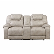 Lexicon Gainesville Microfiber 3pc Set-Sofa & Loveseat & Chair in Pewter