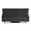 Lexicon Allen Microfiber 3pc Set-Sofa & Loveseat & Chair in Dark Gray