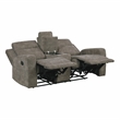 Lexicon Muncie Microfiber 2pc Set-Sofa & Loveseat in Brown