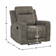 Lexicon Muncie Microfiber 3pc Set-Sofa & Loveseat & Chair in Brown