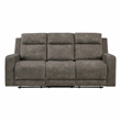 Lexicon Muncie Microfiber 3pc Set-Sofa & Loveseat & Chair in Brown