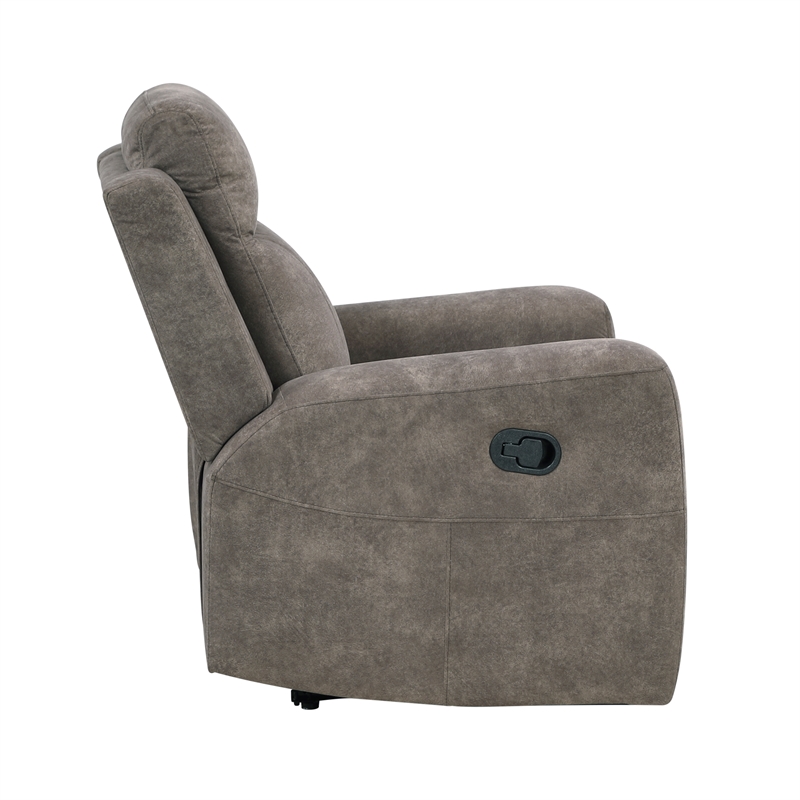 Lexicon Muncie Microfiber 3pc Set-Sofa & Loveseat & Chair in Brown