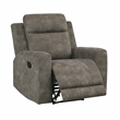 Lexicon Muncie Microfiber 3pc Set-Sofa & Loveseat & Chair in Brown