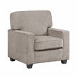 Lexicon Frances Chenille 3pc Set-Sofa & Loveseat & Chair in Taupe