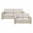 Lexicon Echo Textured 2pc Set-Sofa & Loveseat in Beige